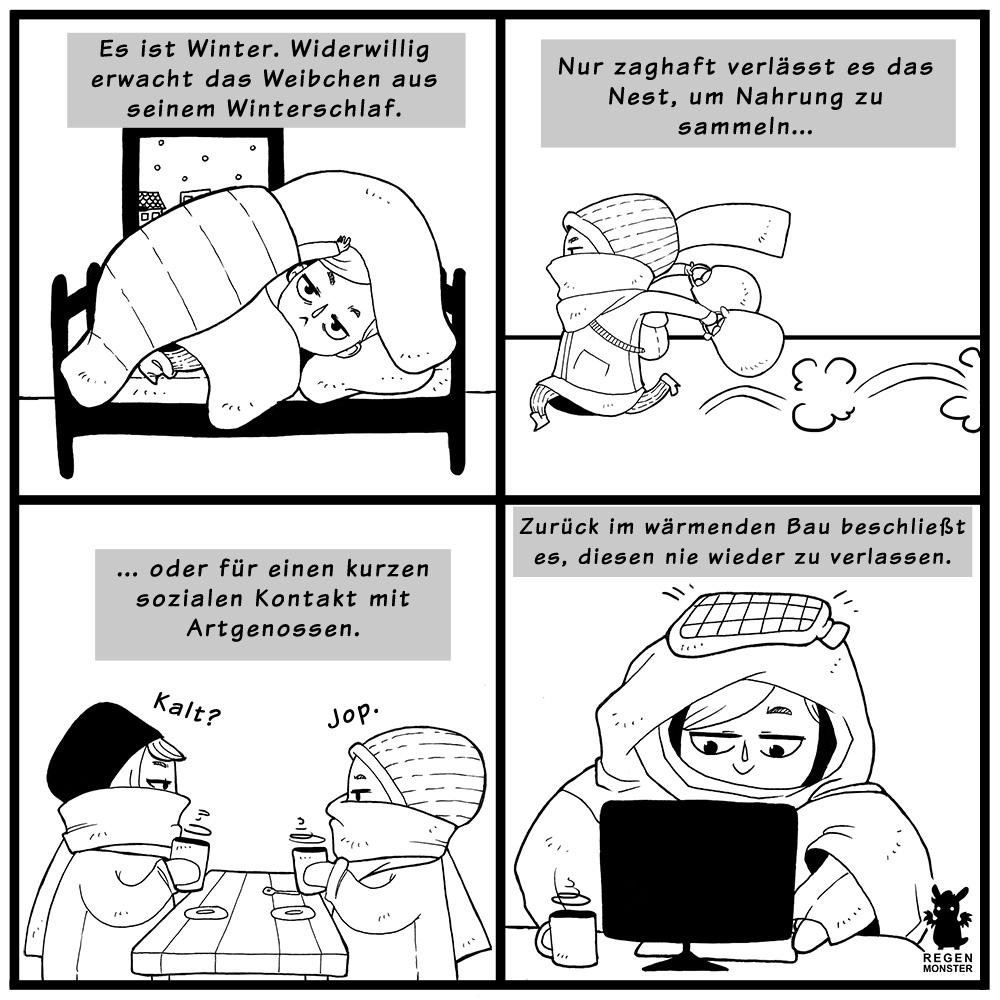[Webcomic] Regentage #6: Kältewelle